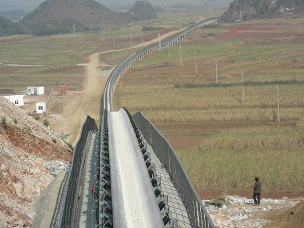 Transportador de Correia para Material a Granel